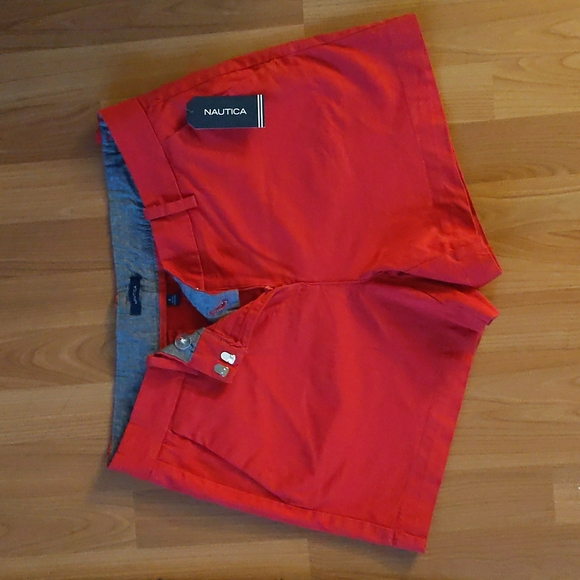 Nautica Pants - Nautica Red Shorts 5" Inseam size 8 NWT